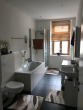 Wohnung mit Stil: 2-Zimmer-Wohnung mit Balkon & Parkett in Markkleeberg - Badezimmer