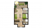 EG - Charmante Erdgeschosswohnung mit Terrasse und Gartenanteil