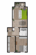 Grundriss WE 03 - Helle 2-Zimmer-Wohnung mit Terrasse und eigenem Gartenanteil