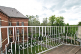 Balkon - 2-Zimmer-Wohnung mit Terrasse und offener Küche im König-Georg-Wohnpark Wurzen